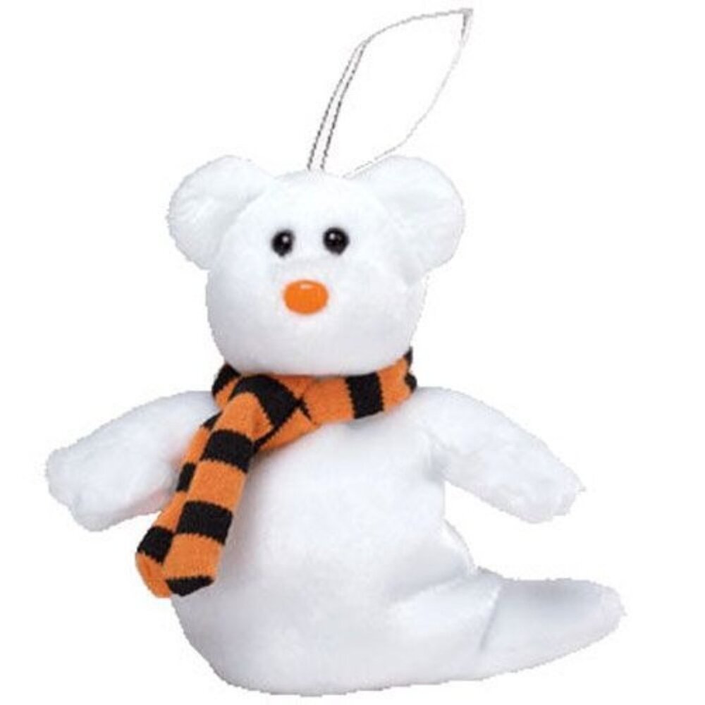 Ty Quivers Ghost Halloweenie Beanies Collection Plush Scarf Ornament NEW